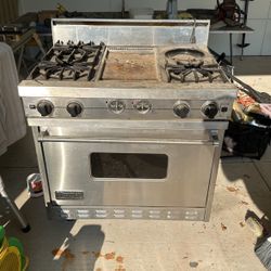 Viking Range Griddle Oven Gas 