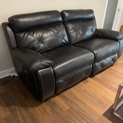 Leather Recliner couch like new