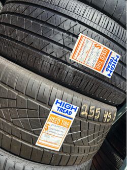 255/45/20 CONTINENTAL (2 TIRES ONLY USED)