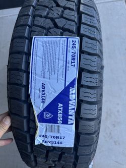 New tires 245/70R17