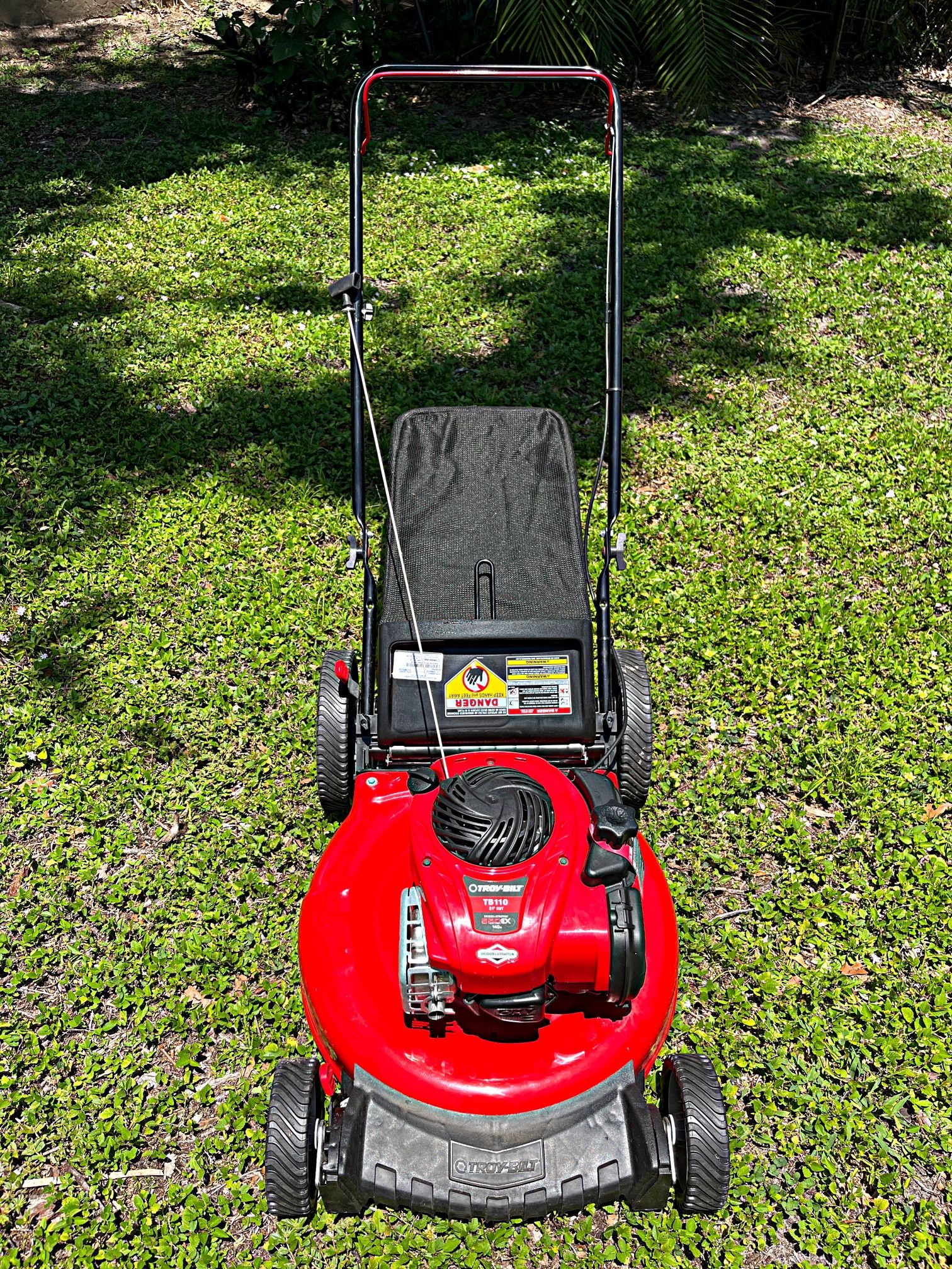 Brand New Troy-Bilt TB110 High Wheel Push Mower