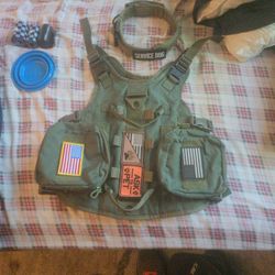 Tactical Dog Vest / Collar and Thermal Jacket