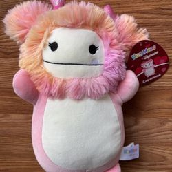 Squishmallows Hug Mees Caparinne The Bigfoot Medium Pink