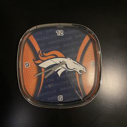 Broncos Clock And Mirror 