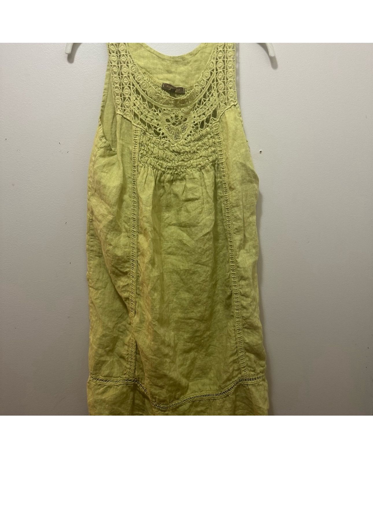 Piazza Roma Linen Sunk Dress