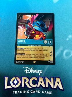 Disney Lorcana TCG (Stitch - Experiment 626, Legendary, Cold Foil) Make an Offer!