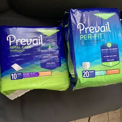 Prevail Underwear & Underpad. McKESSON Skin Cleanser.