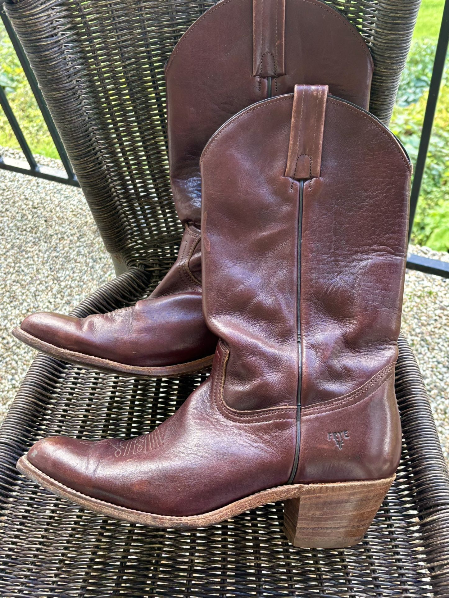 Frye - Calfskin Men’s Cowboy Boots - Size 12D