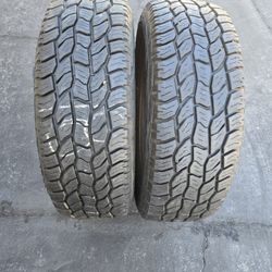 2. Tires. 255. 70. 18.  Cooper 