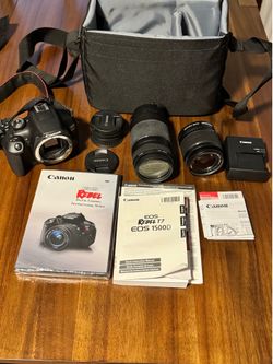 Canon EOS Rebel T7 DSLR Camera Bundle
