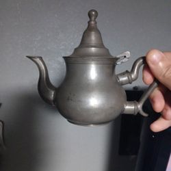 1800 London Pewter Tea Coffee Pot 