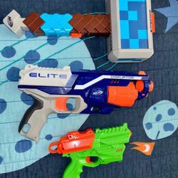 Nerf Gun Set Of 3