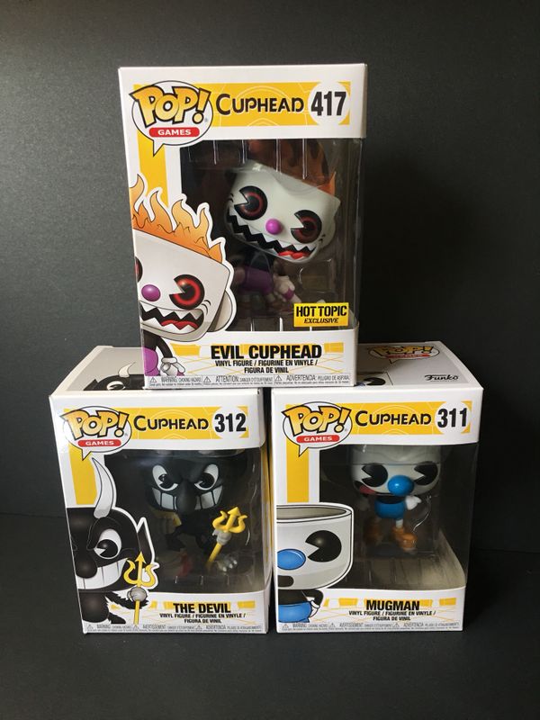 Games 312 The Devil Funko POP CUPHEAD NEW!!! Vinyl