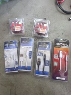 $5 Each Lightening Charge Cables Usb C Micro 