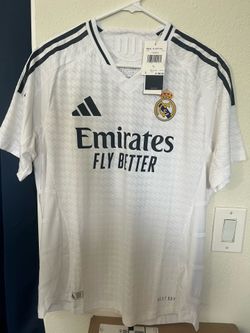 Adidas Real Madrid 2024/25 Home Soccer Jersey White Mbappe 9 L Large