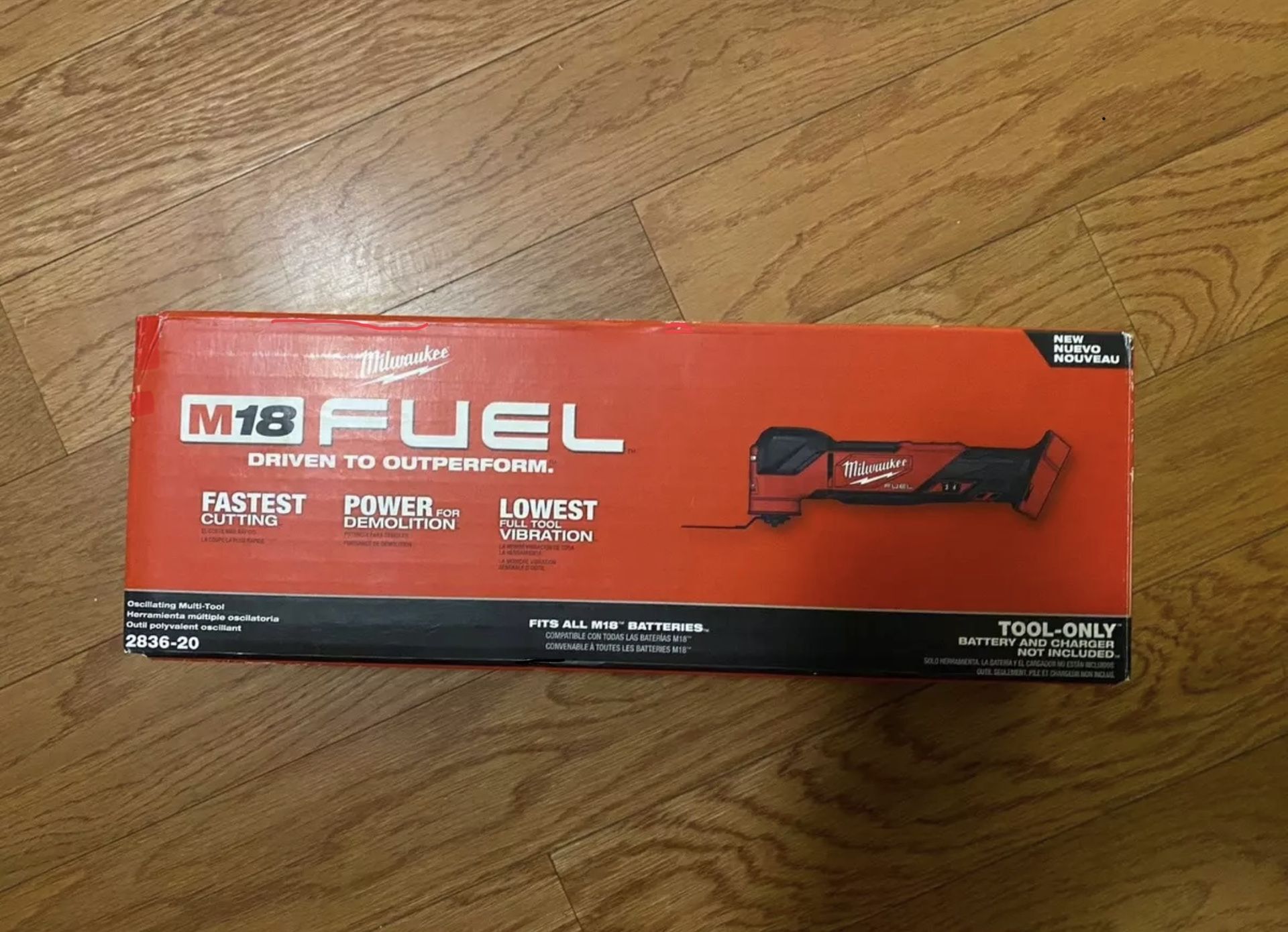 Milwaukee M18 FUEL Multi Tool. Brand NEW. Tool Only. NUEVO.