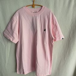 Bape By Bathing ApeShirt Pink Pocket T-shirt