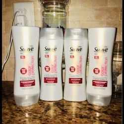 Set of 4 suave prof•COLOR PROTECTION•shampoo+cond•12.6oz•all for $8