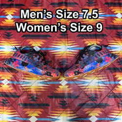 NOBULL Journey Floral Print Men’s 7.5 Women’s 9 Training Running Gym Shoes