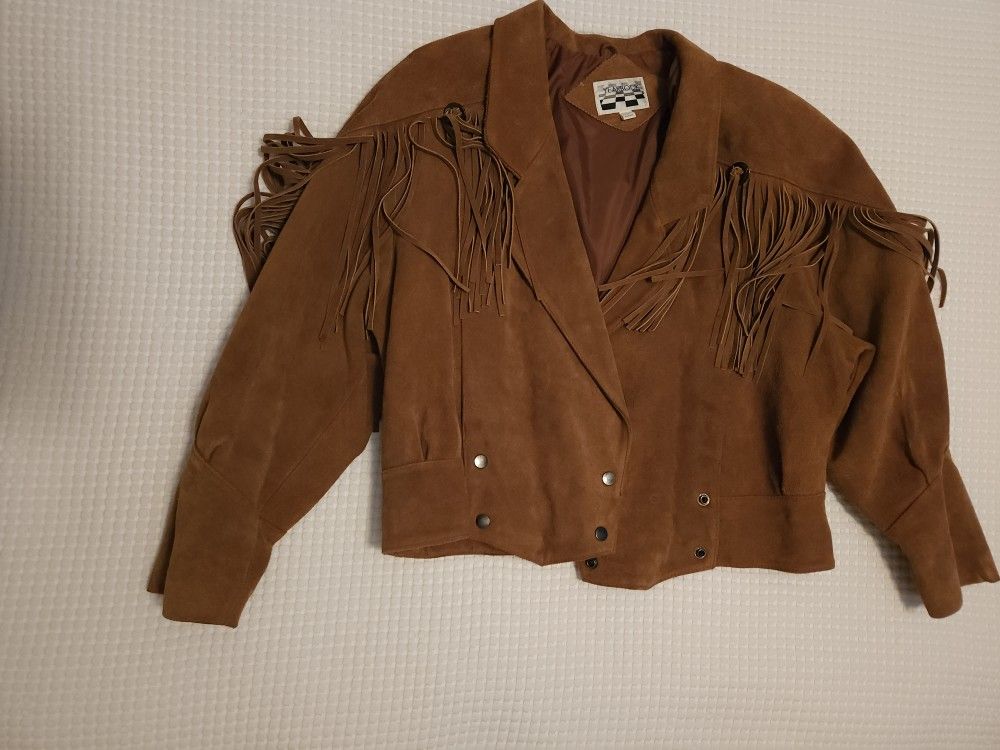 Suede FRINGE JACKET