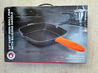 Chef's Counter 10" Cast Iron Grill Pan