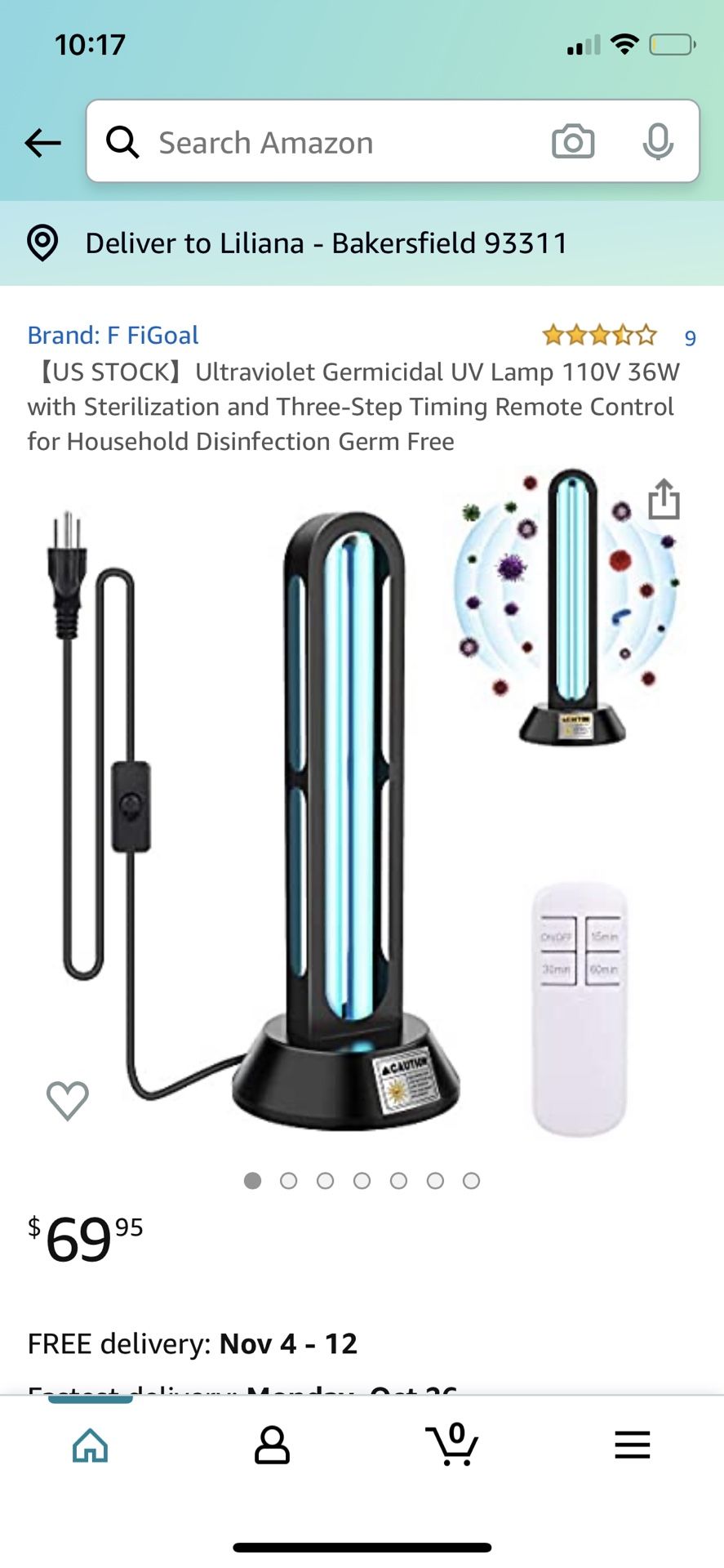 UV Germicidal Lamp
