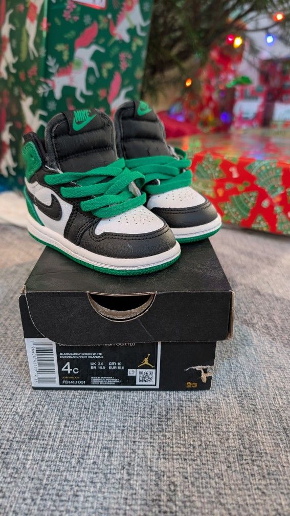 New Jordan 1 Retro High Lucky Green 4C