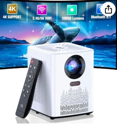 Projector With Wi-Fi and Bluetooth NEW