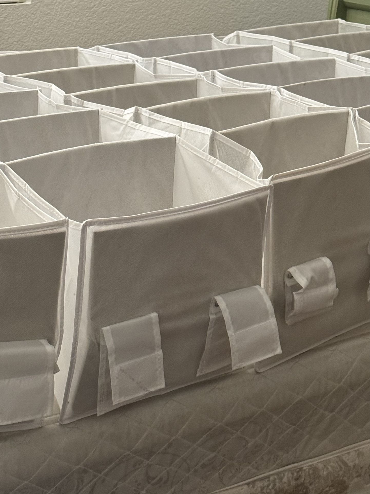 Shoe Closet Racks Fabric  And Plastic 6 Total