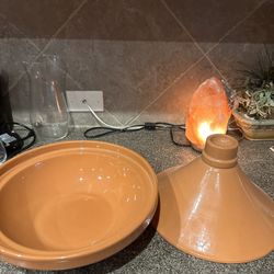 Moroccan Terra Cotta Ceramic Tagine Pot