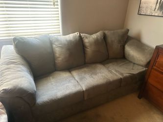 Brown 3 seat sofa