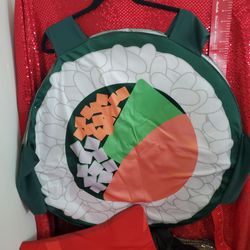 Salmon Sushi or Salty Soy Sauce CostumesSalmon Sushi Roll Costume by Hauntlook. New In Pkg.