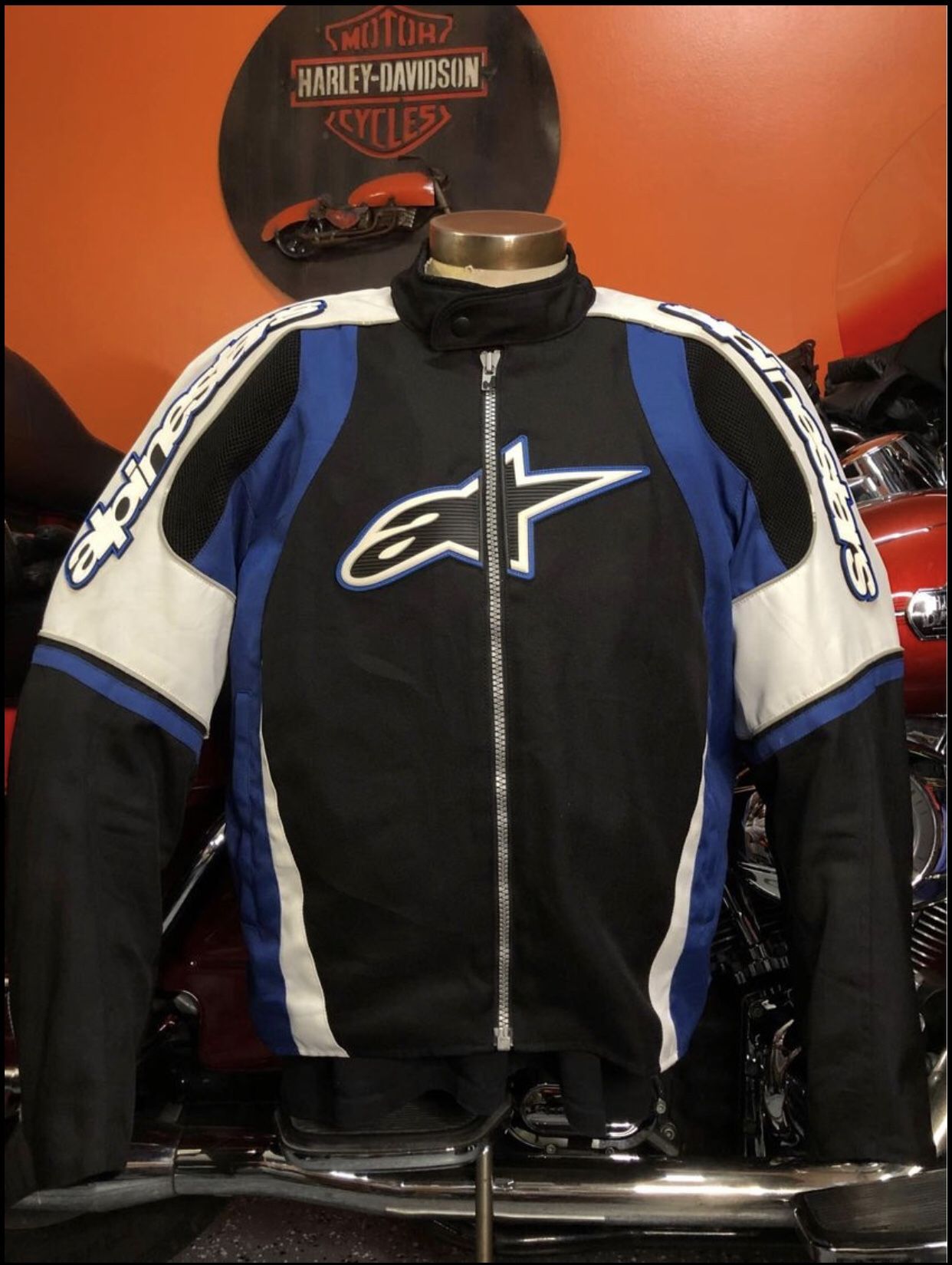 alpinestars Jacket Size XL Men With Armor, Removable Lining, Reflective