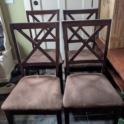 Set Of 4 Dining Chairs 