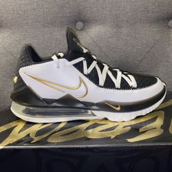 Nike LeBron 17 Low Metallic Gold 2020-Size 9.5M