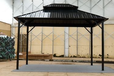 10*10 color steel tile double-roof pavilion gazebo
