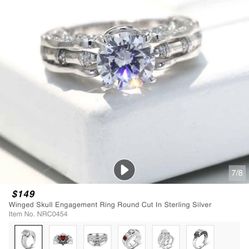 Vancaro Skull Winged Ring