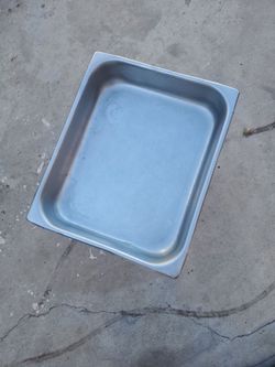 Stainless Steel 2 1/2 Inches Deep Food Tray
