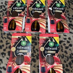 5🔥air Wick Vibrant 2x Essential Oil All 5 For $25 Firm On Price