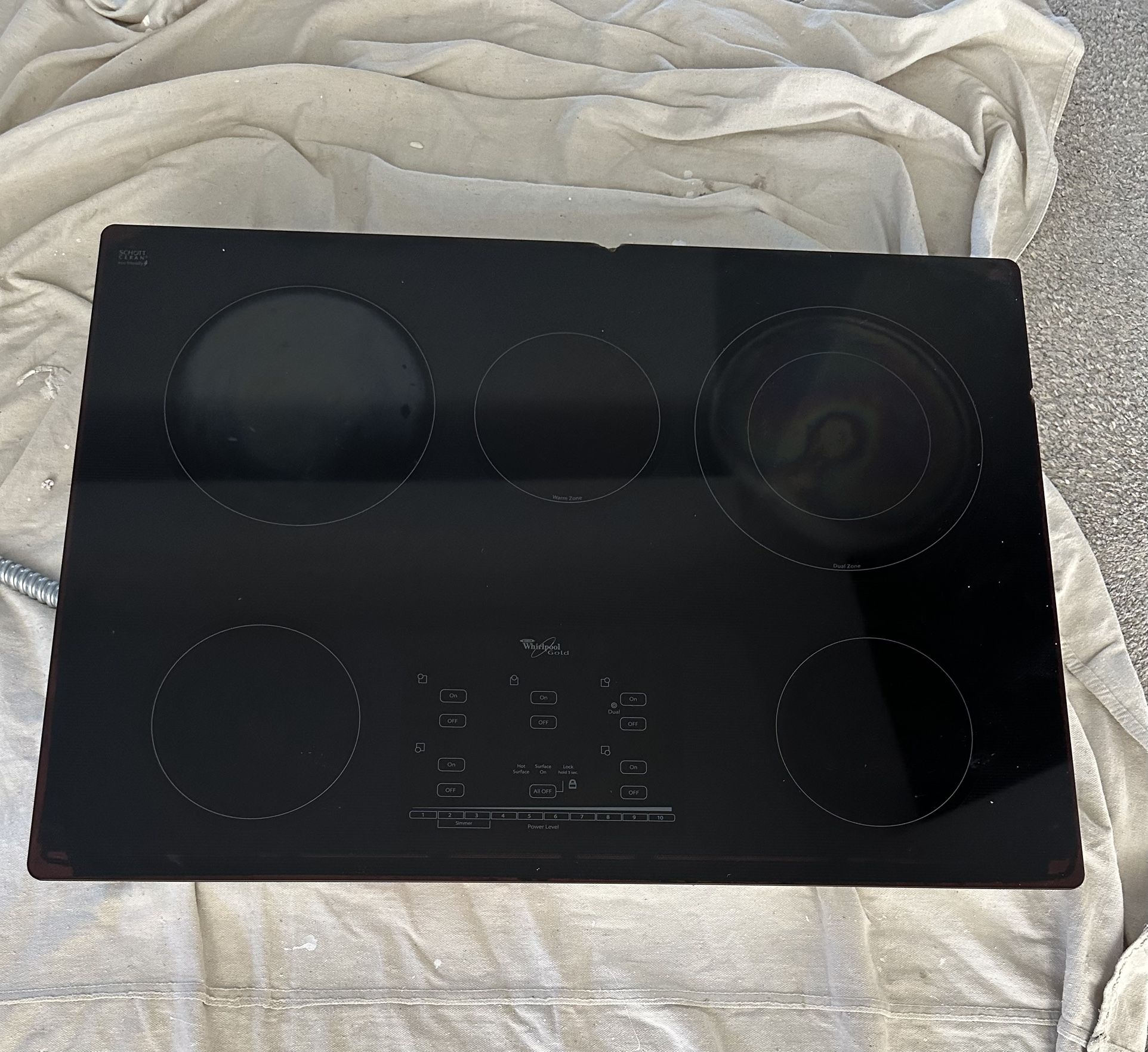 Whirlpool Gold Cooktop