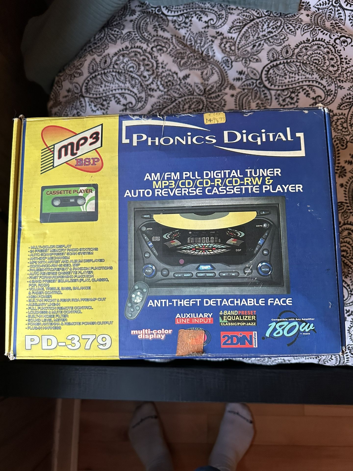 Phonics Digital Car Stereo