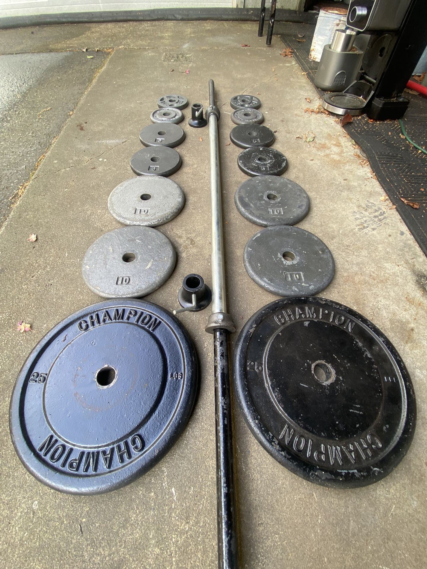 Standard Weight Set 1” Hole