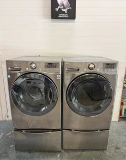 LG Front Load Washer and Electric Dryer