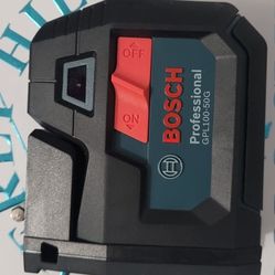 Bosch GPL100-50G 125' Green Beam 5-Point Self-Leveling Laser with VisiMax Technology and Integrated 360° Multipurpose Mount