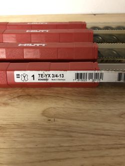 HILTI carbide drill bit - sds max - brand new