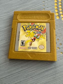 Authentic Pokémon Gold Version – Nintendo Game Boy – New Save Battery