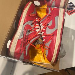 Off white dunk university red