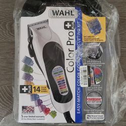 Wahl Color Pro Plus Clipper with Easy Color Coded Guide Comb!!!!!