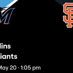 Giants Vs Marlins Bobble Head Night 