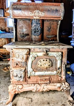 Bucks antique wood cooking stove/oven